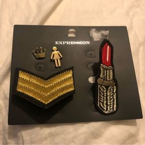 ❤️FREE ADD-ON🌹Expression Military Female Brooches